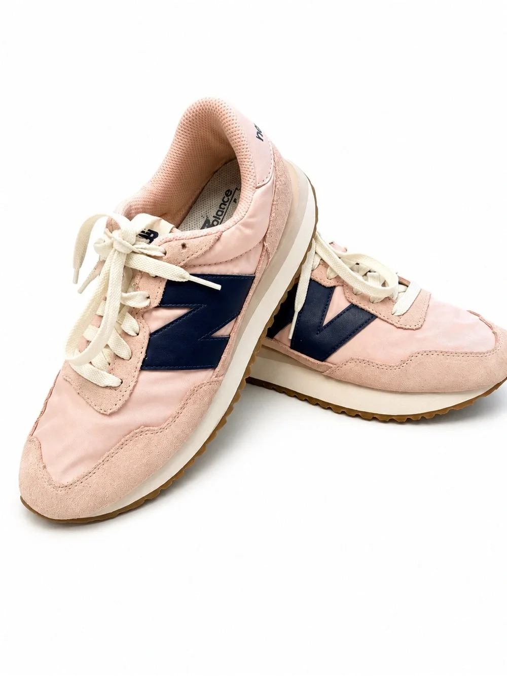 New Balance 237 WS237GC Blush Pink Navy Lifestyle Sneakers Women’s 8.5